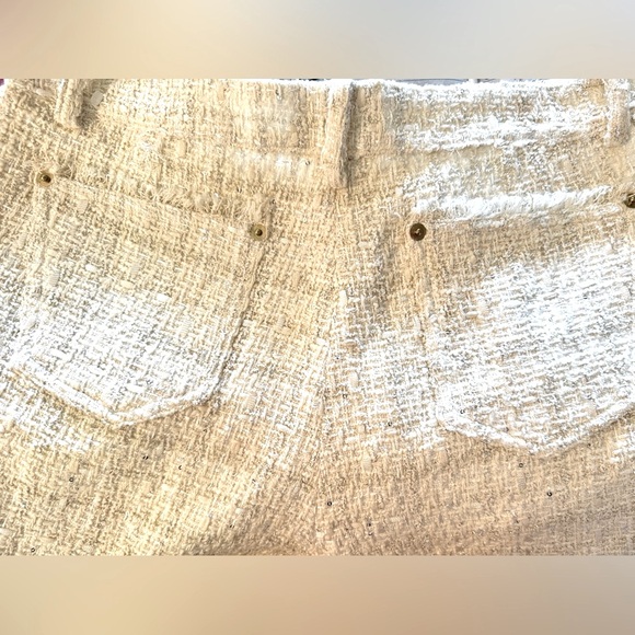 Generation Love Devyn Tweed Shorts CREAM SZ 12 - Picture 5 of 11